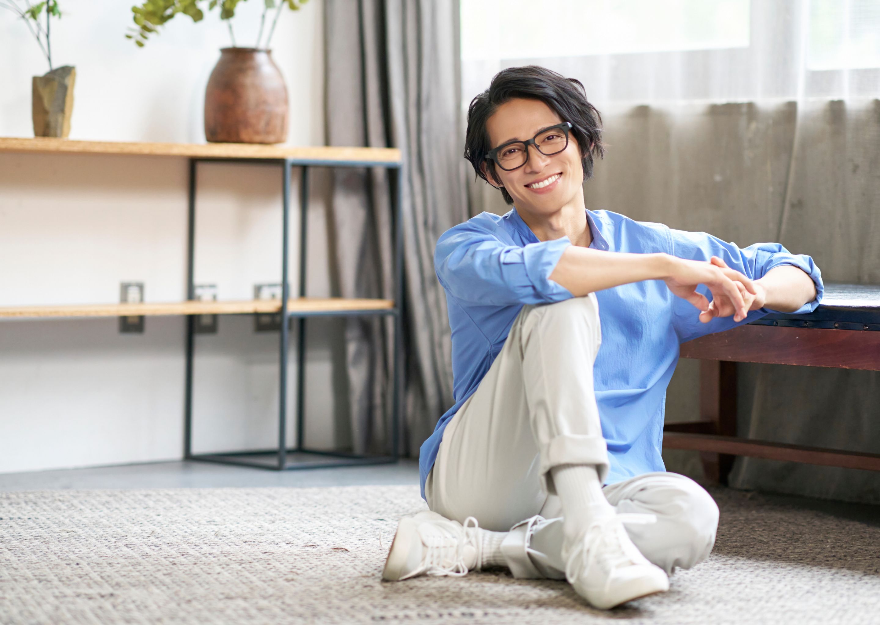 SABERAをかけた久保裕丈さんのポートレート
